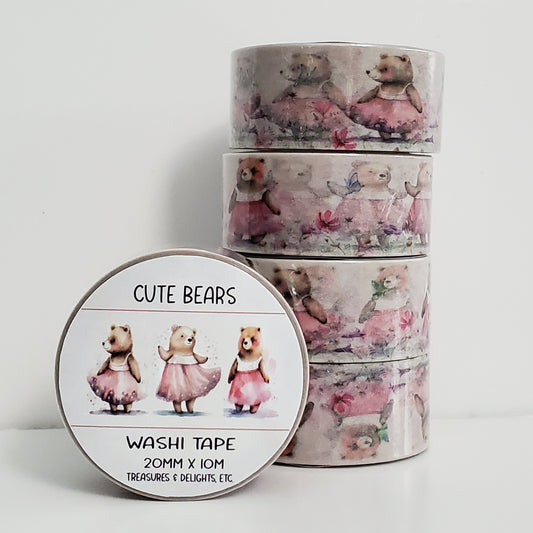 Cute Bears Washi Tape