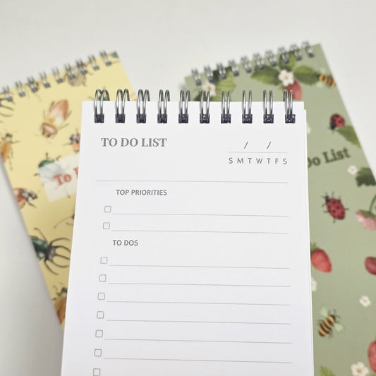 Insects To Do List Notepad