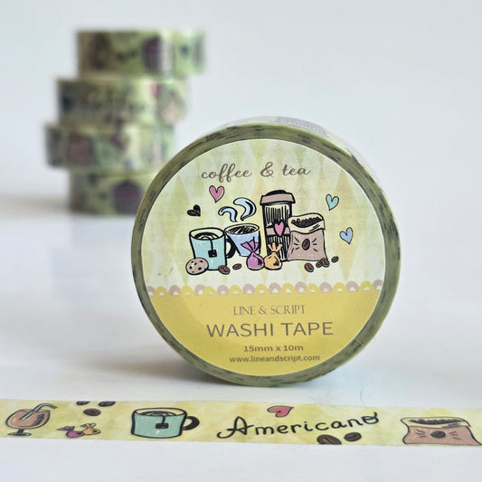 Coffee & Tea Washi Tape