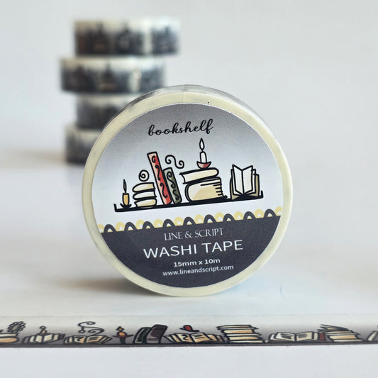 Bookshelf Washi Tape