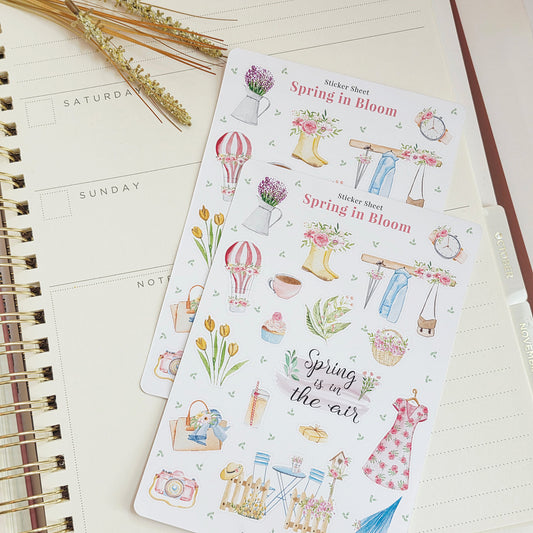 Spring in Bloom Sticker Sheet