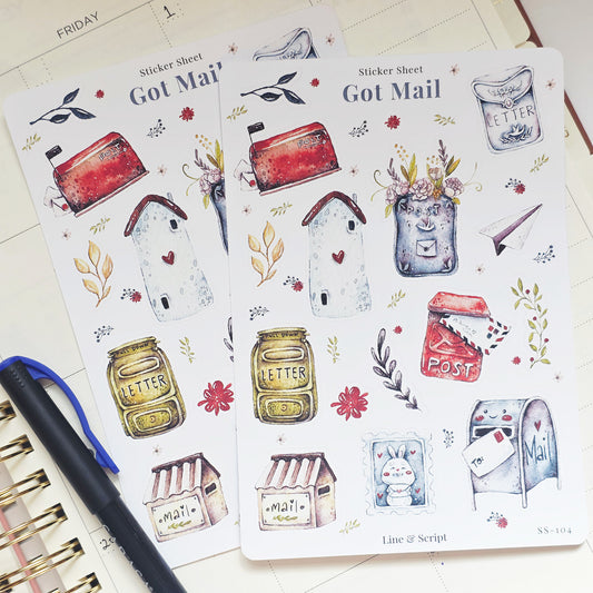 Got Mail Sticker Sheet