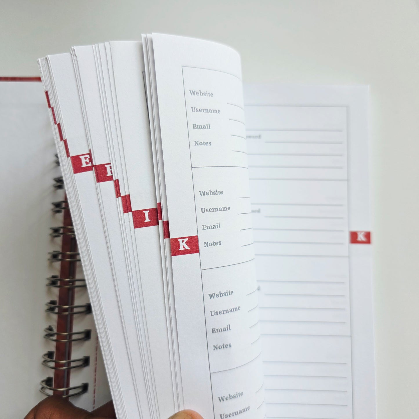 Blossom Meadows Password Organizer Notebook