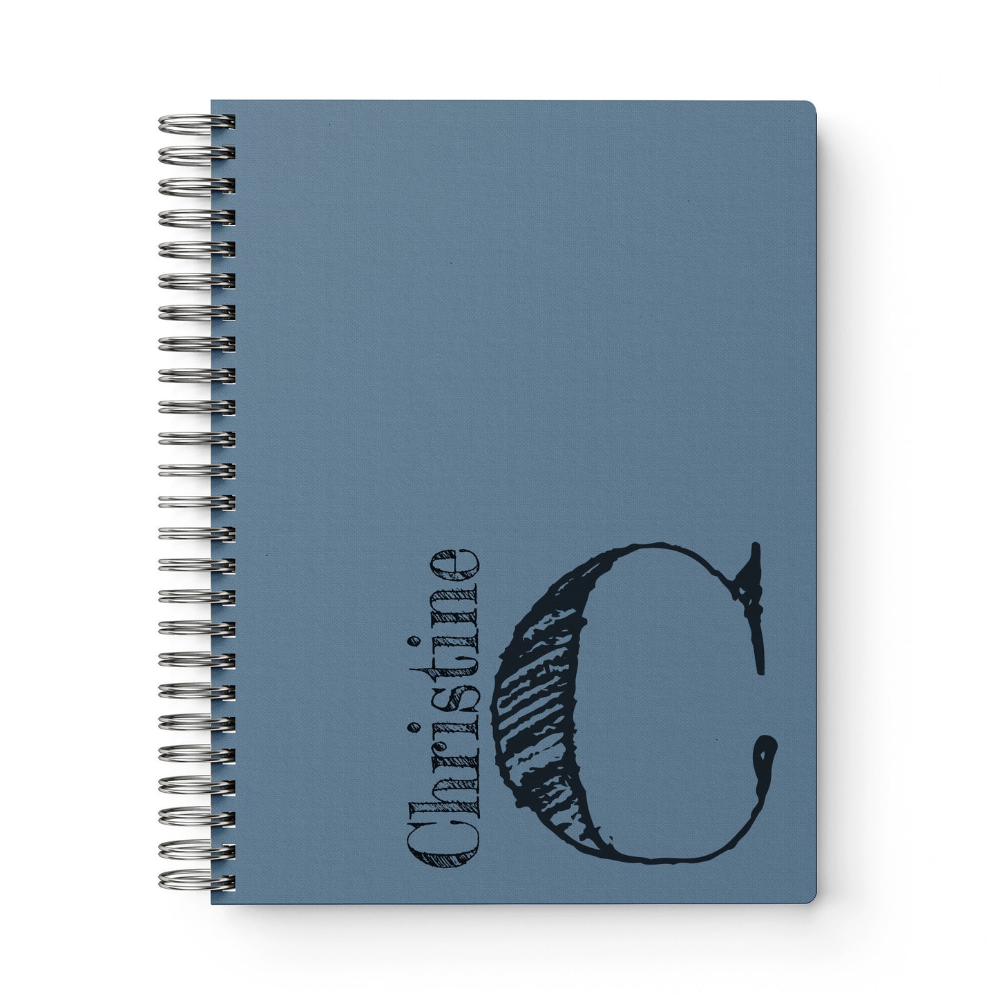 Monogram Softcover Spiral Notebook