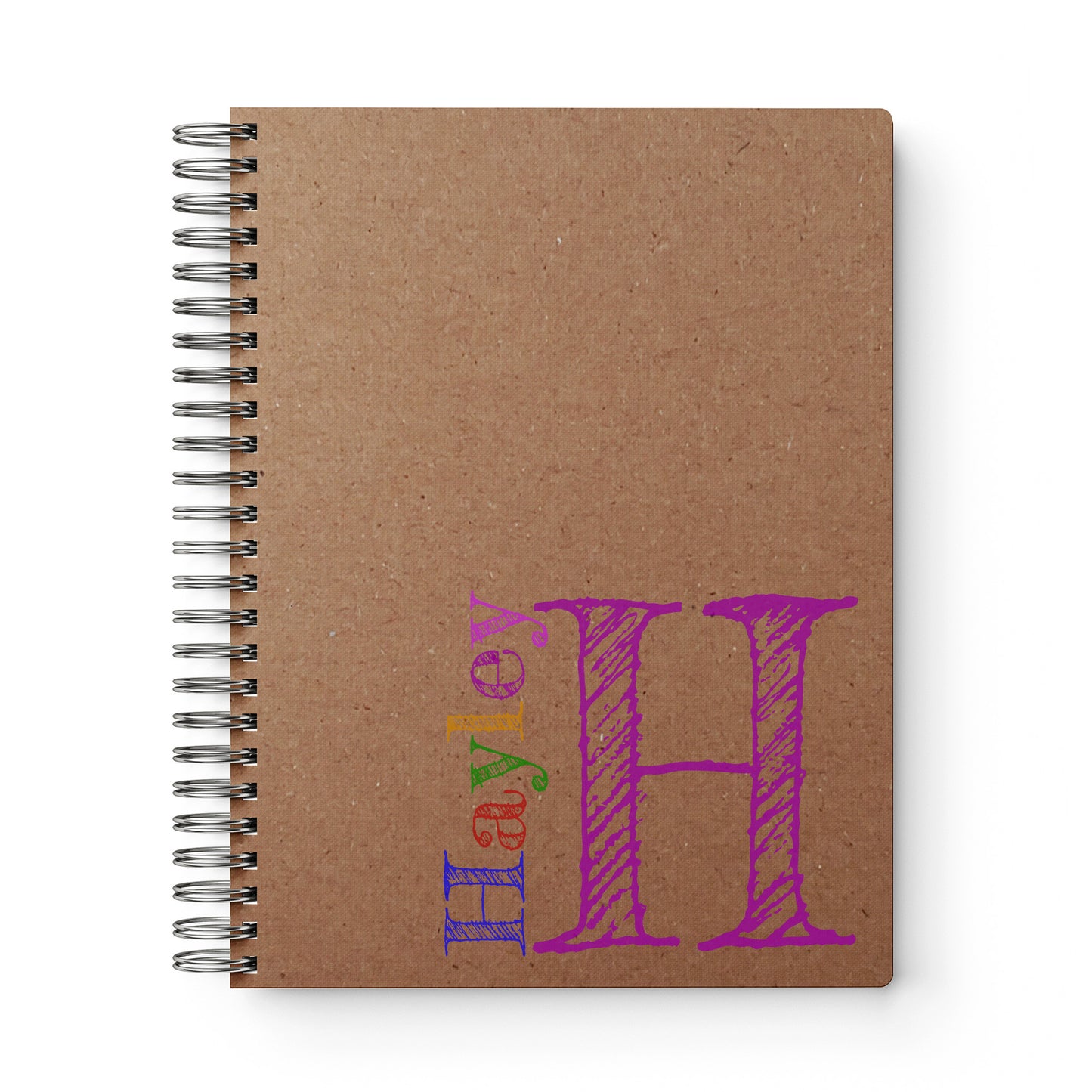 Monogram Softcover Spiral Notebook