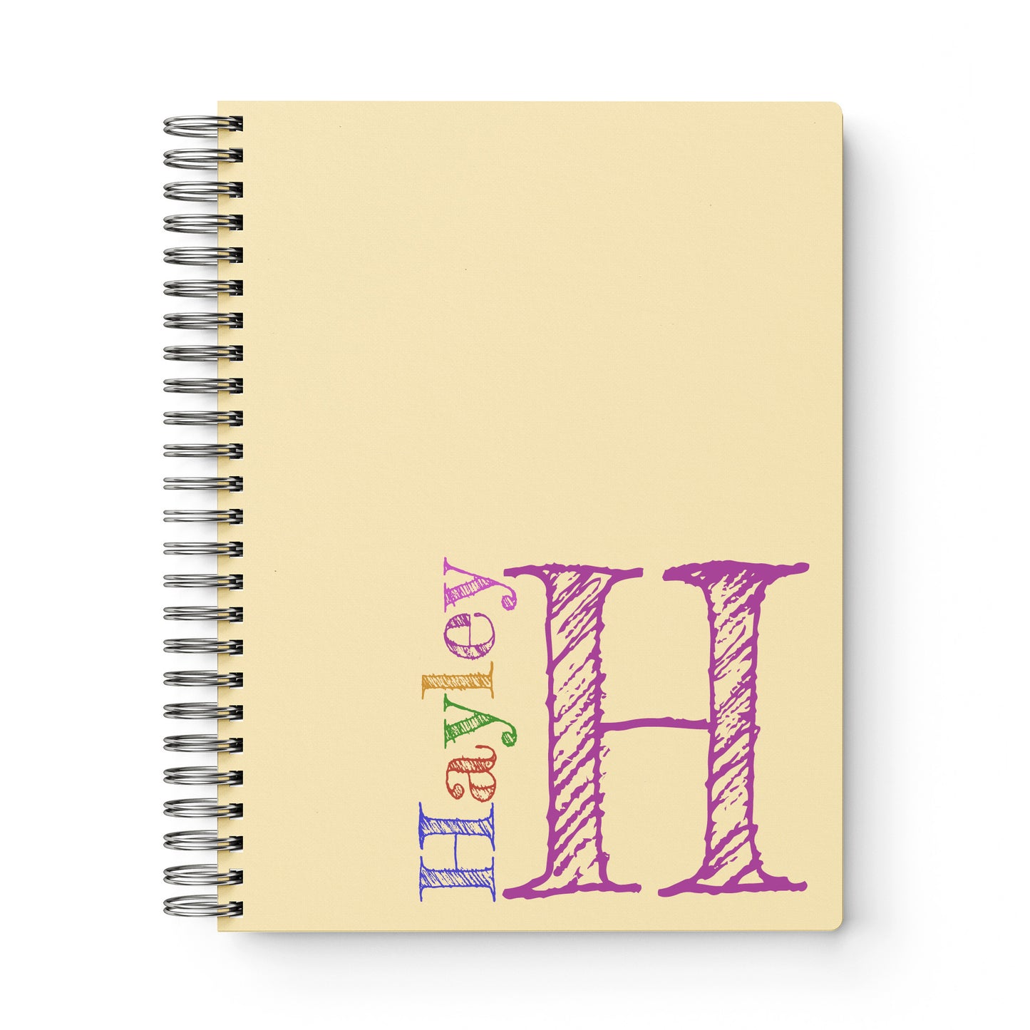 Monogram Softcover Spiral Notebook