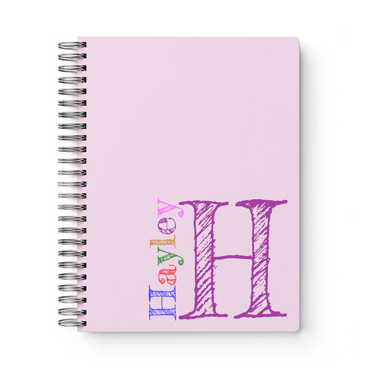 Monogram Softcover Spiral Notebook