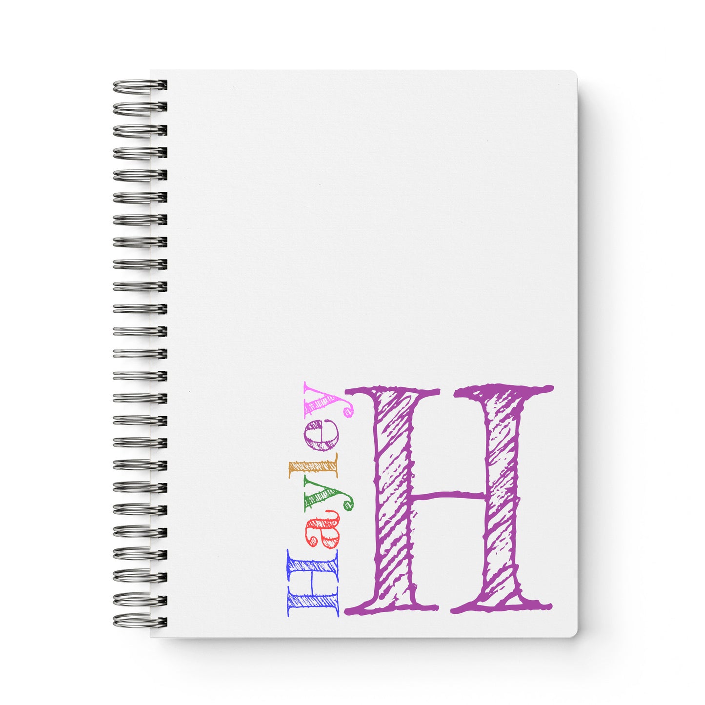 Monogram Softcover Spiral Notebook