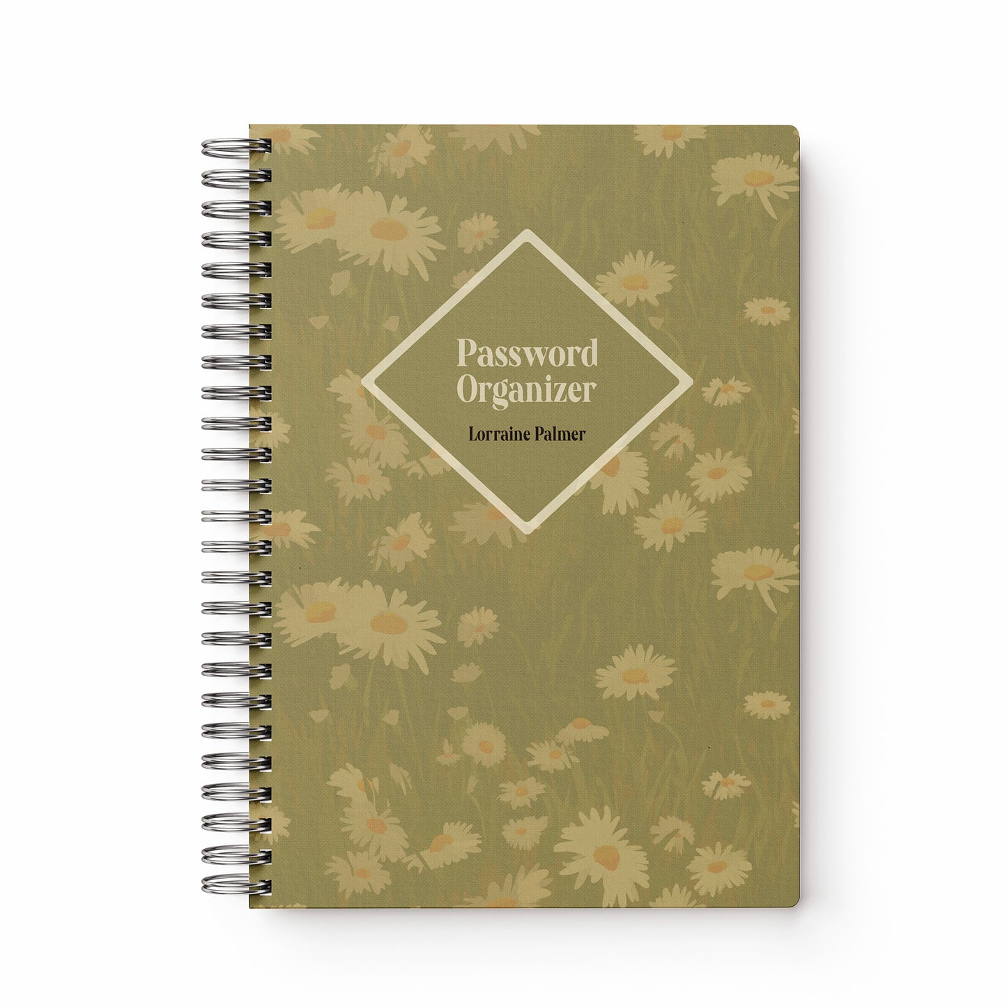 Floral Wildflowers Password Organizer