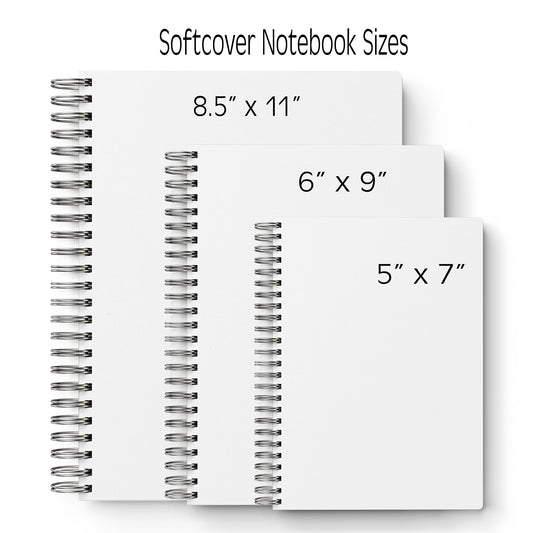 School Year Softcover Spiral Notebook