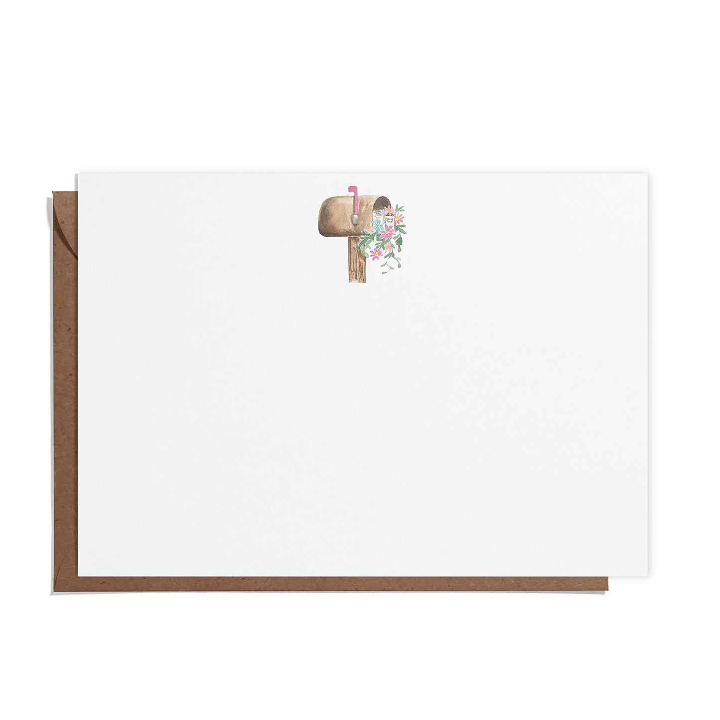 Mailbox Flowers Flat Notecards | Set of 8