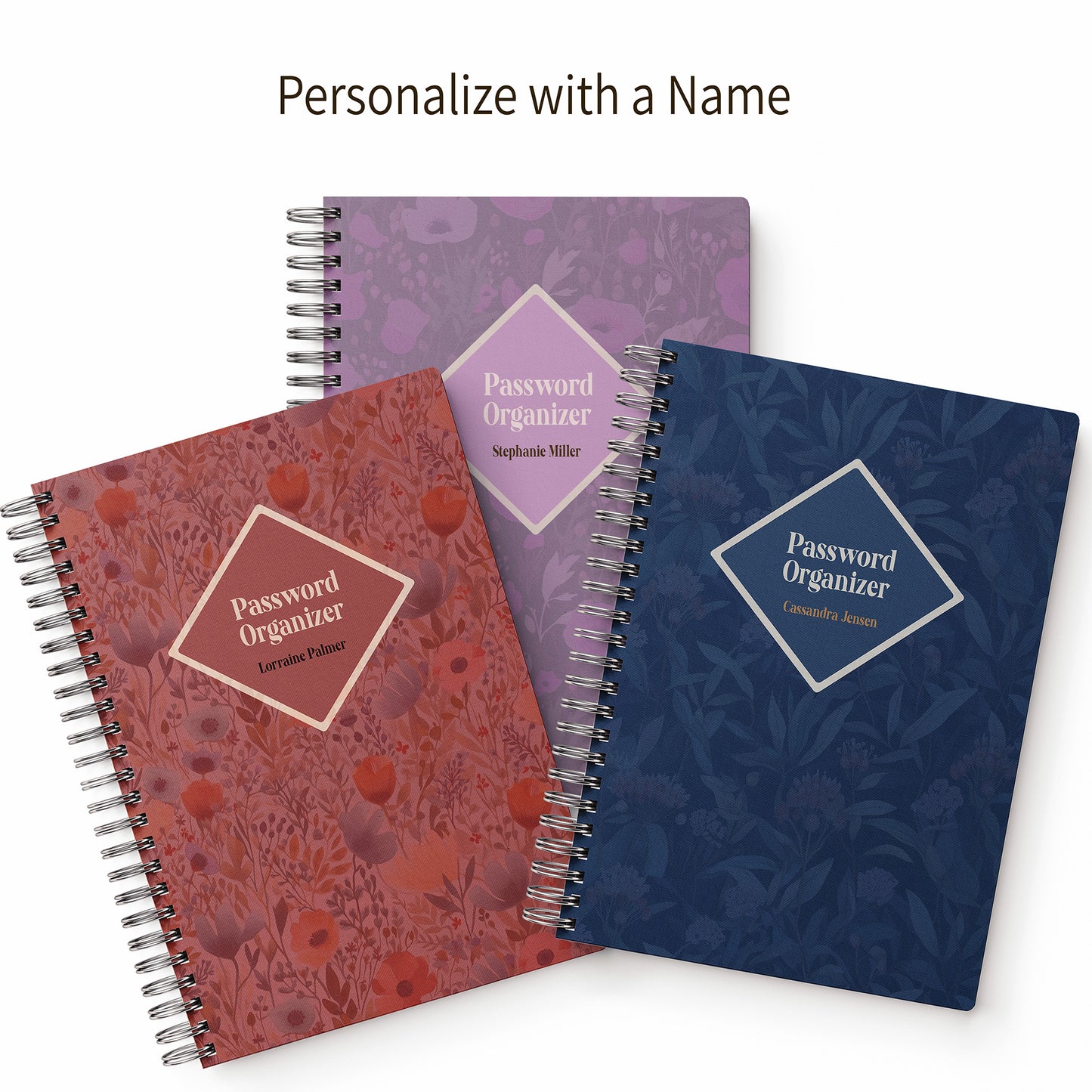 Floral Wildflowers Password Organizer