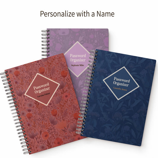 Milkweed Meadows Password Organizer Notebook
