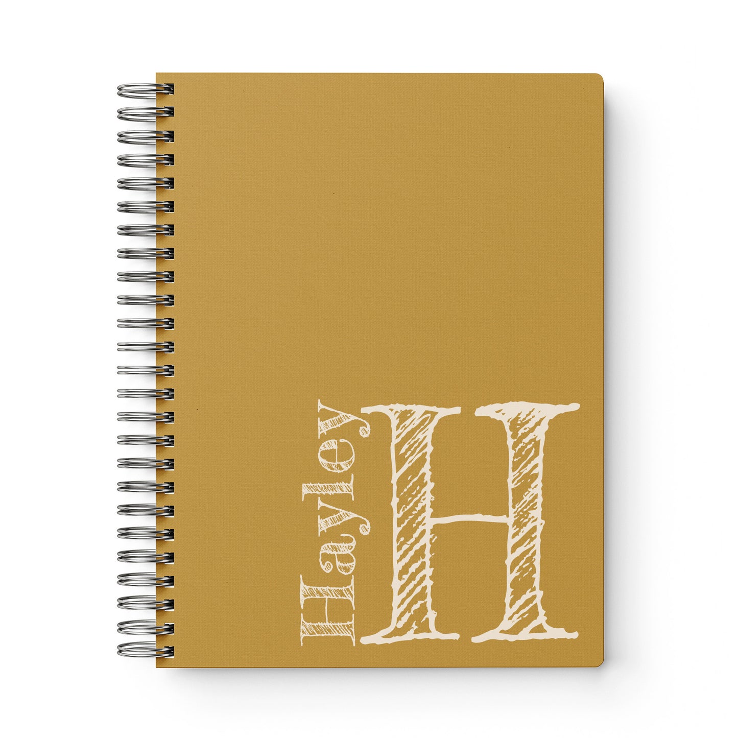 Monogram Softcover Spiral Notebook