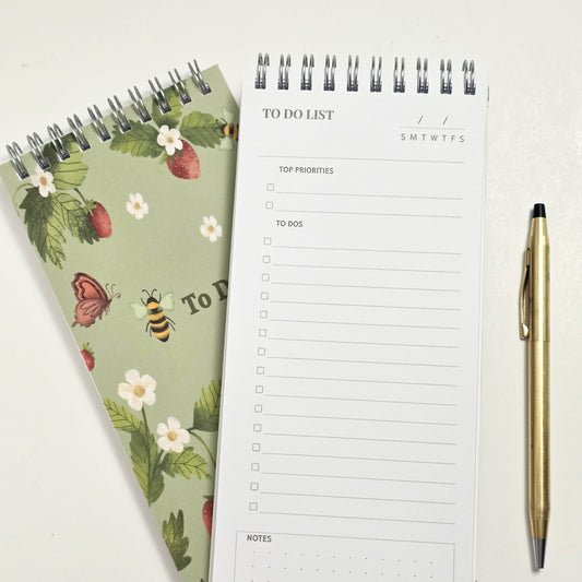 Strawberry Bliss To Do List Notepad