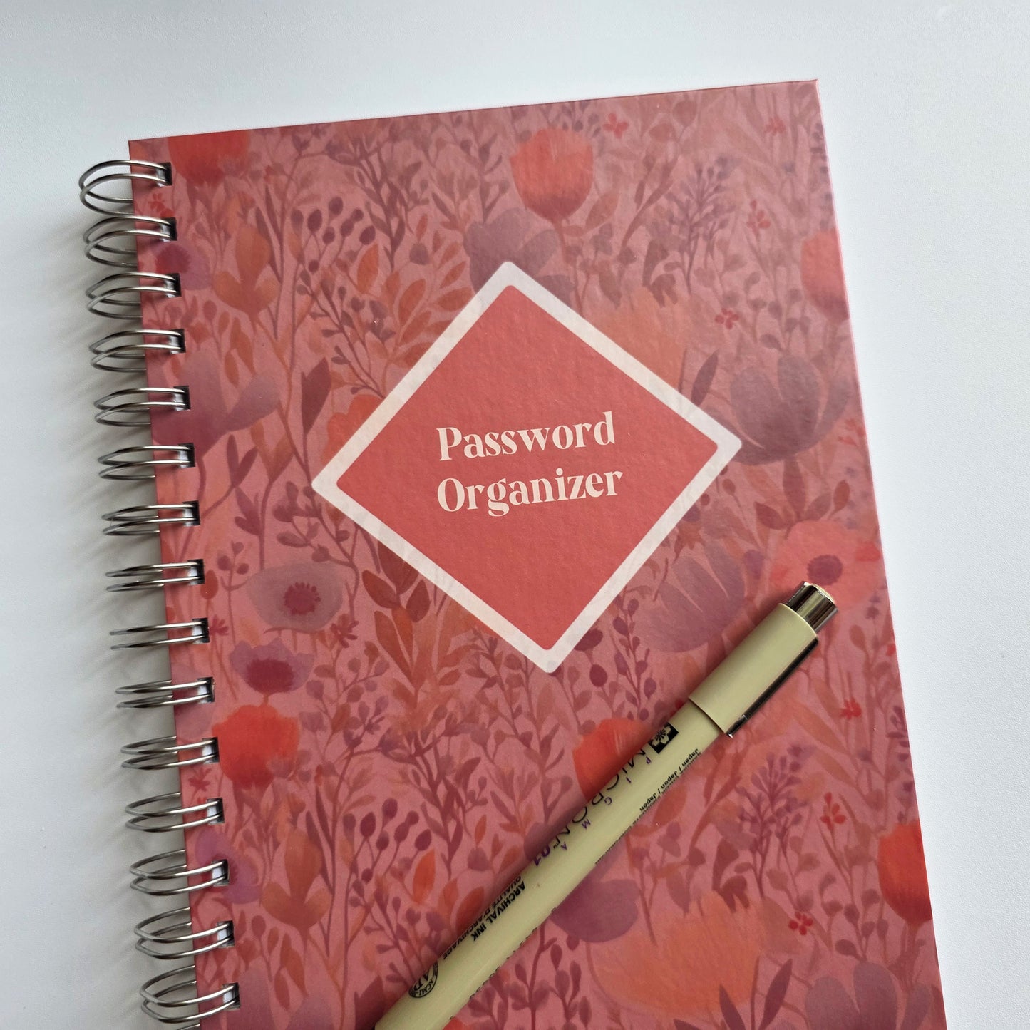 Blossom Meadows Password Organizer Notebook