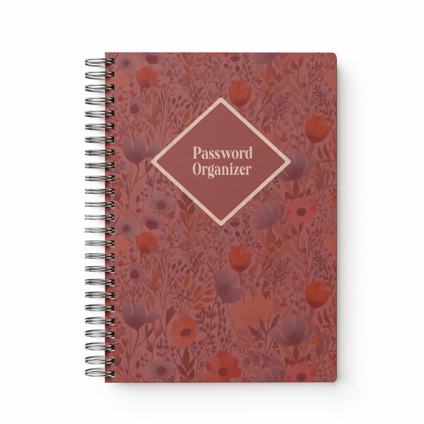 Floral Wildflowers Password Organizer