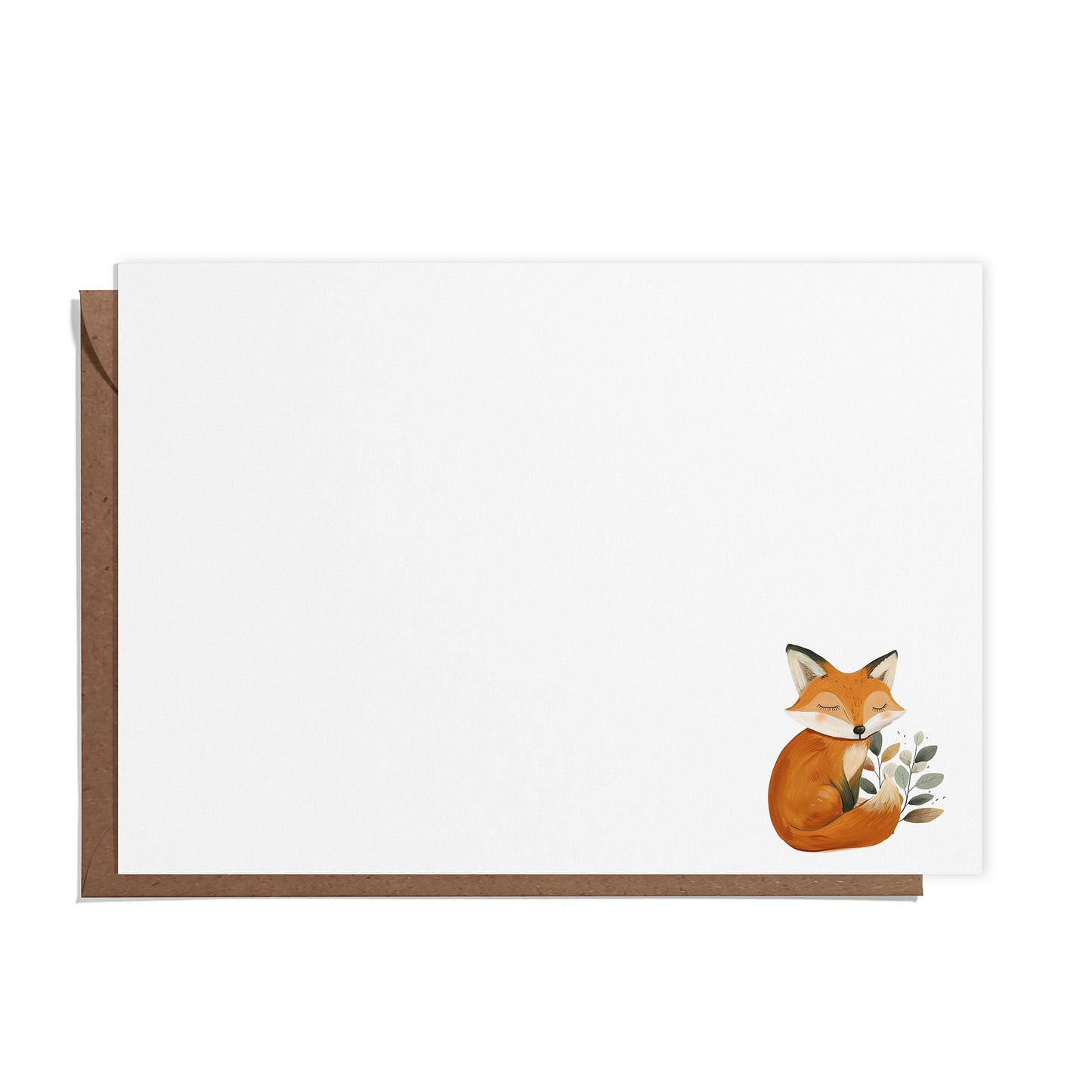 Forest Animals Flat Notecards | Set of 8