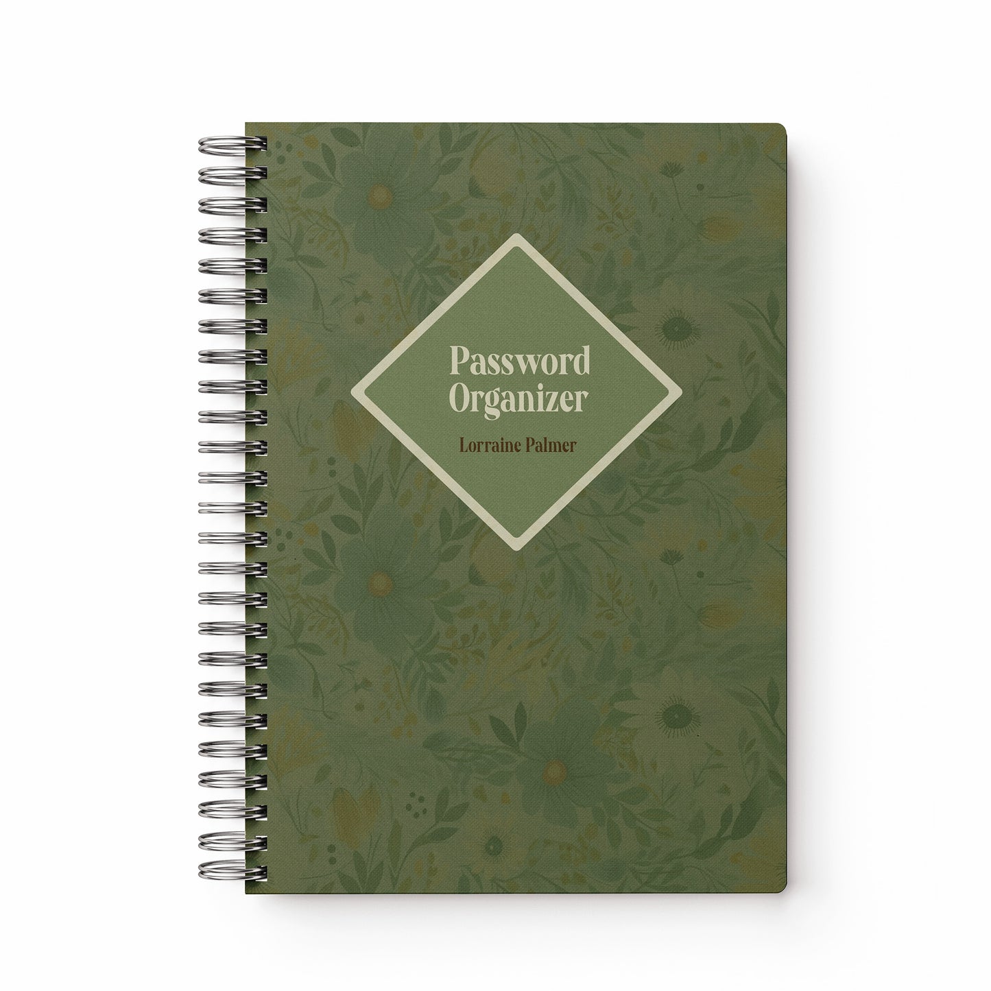 Floral Wildflowers Password Organizer
