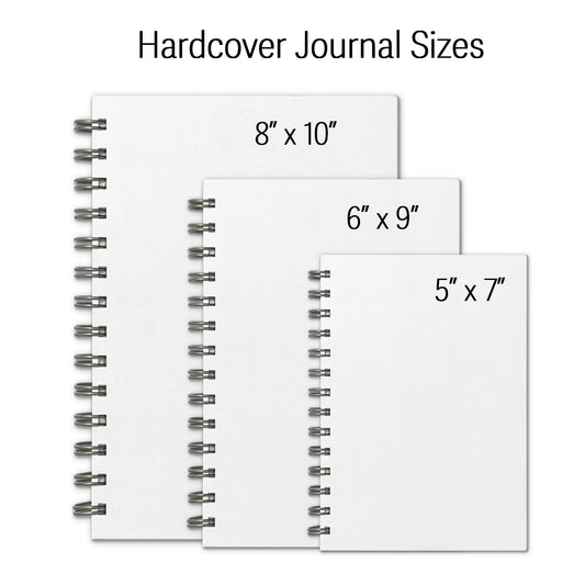 RESERVED FOR ARTIST MERCH - Custom Hardcover Logo Notebook (Front/Back Covers)