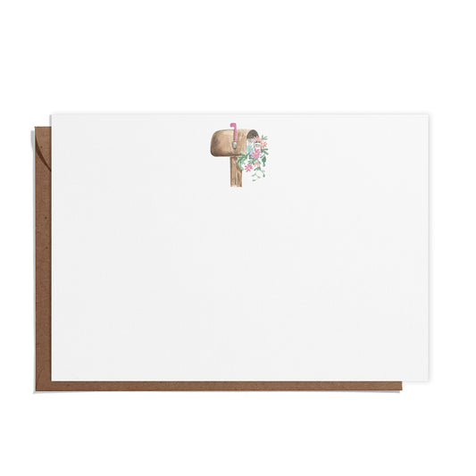 Mailbox Flowers Flat Notecards | Set of 8