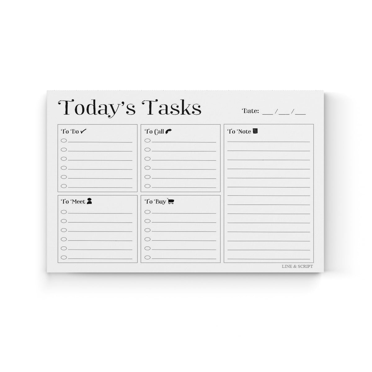 Today's Task Notepad