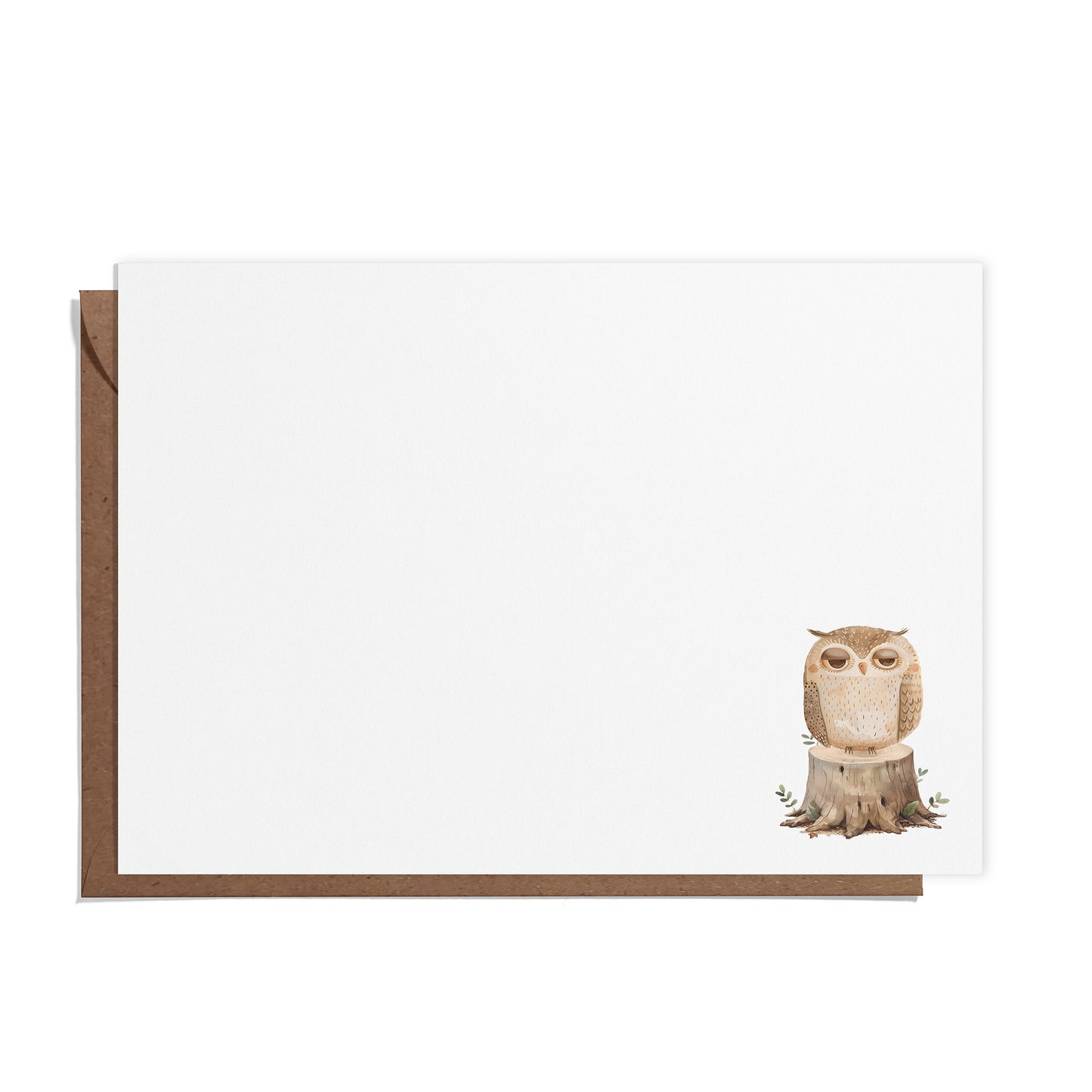 Forest Animals Flat Notecards | Set of 8