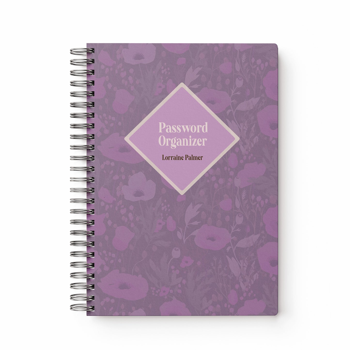 Floral Wildflowers Password Organizer
