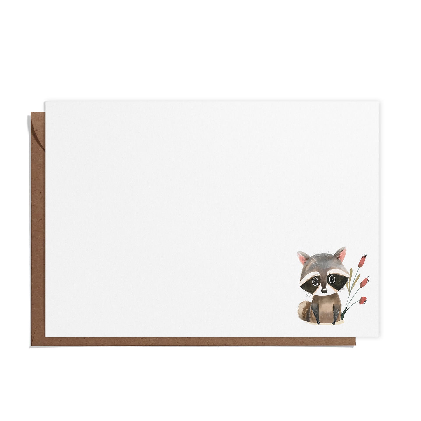 Forest Animals Flat Notecards | Set of 8