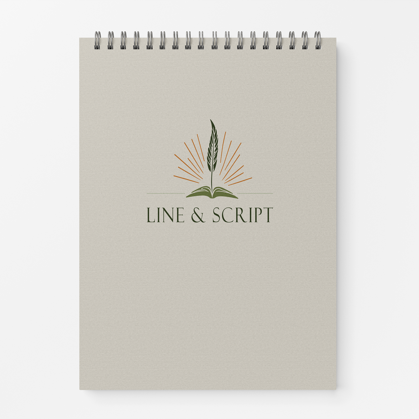 Custom Logo Sketch Book