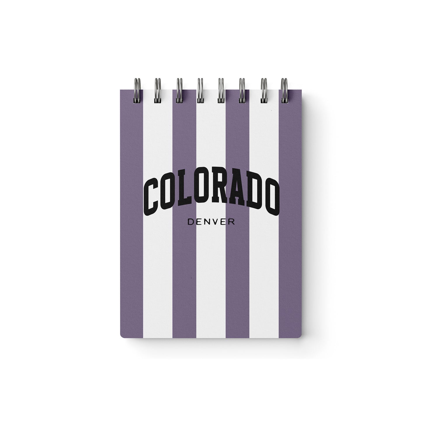 Custom City & State Varsity Mini Jotter | Striped