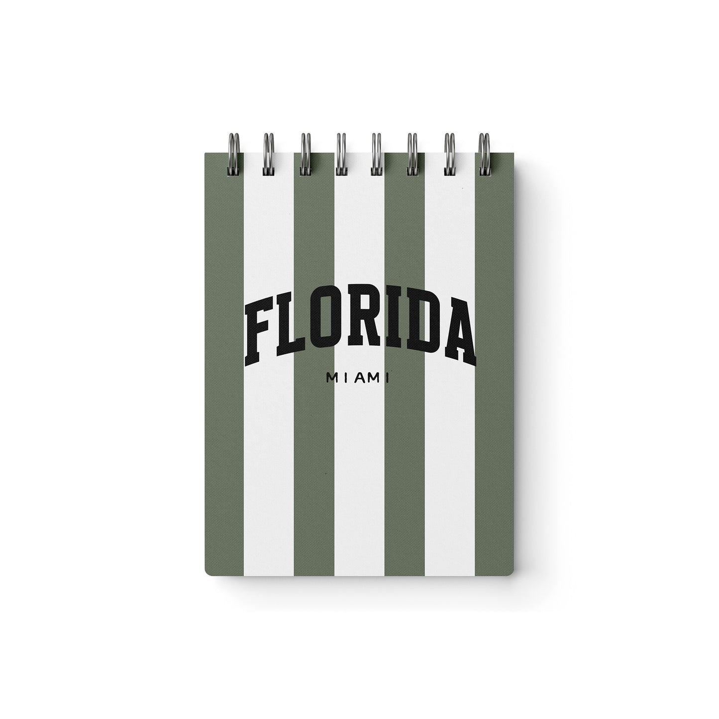 Custom City & State Varsity Mini Jotter | Striped