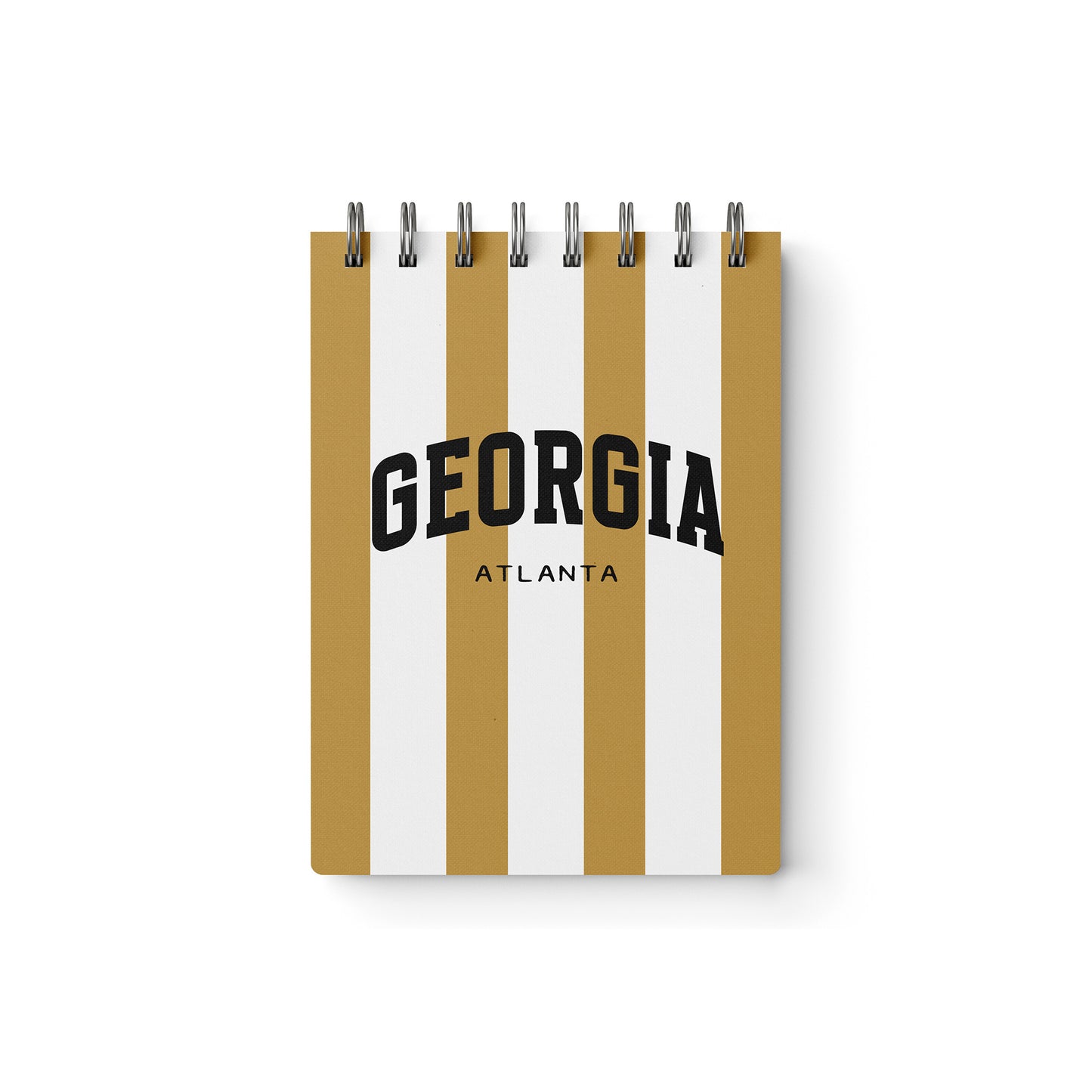 Custom City & State Varsity Mini Jotter | Striped