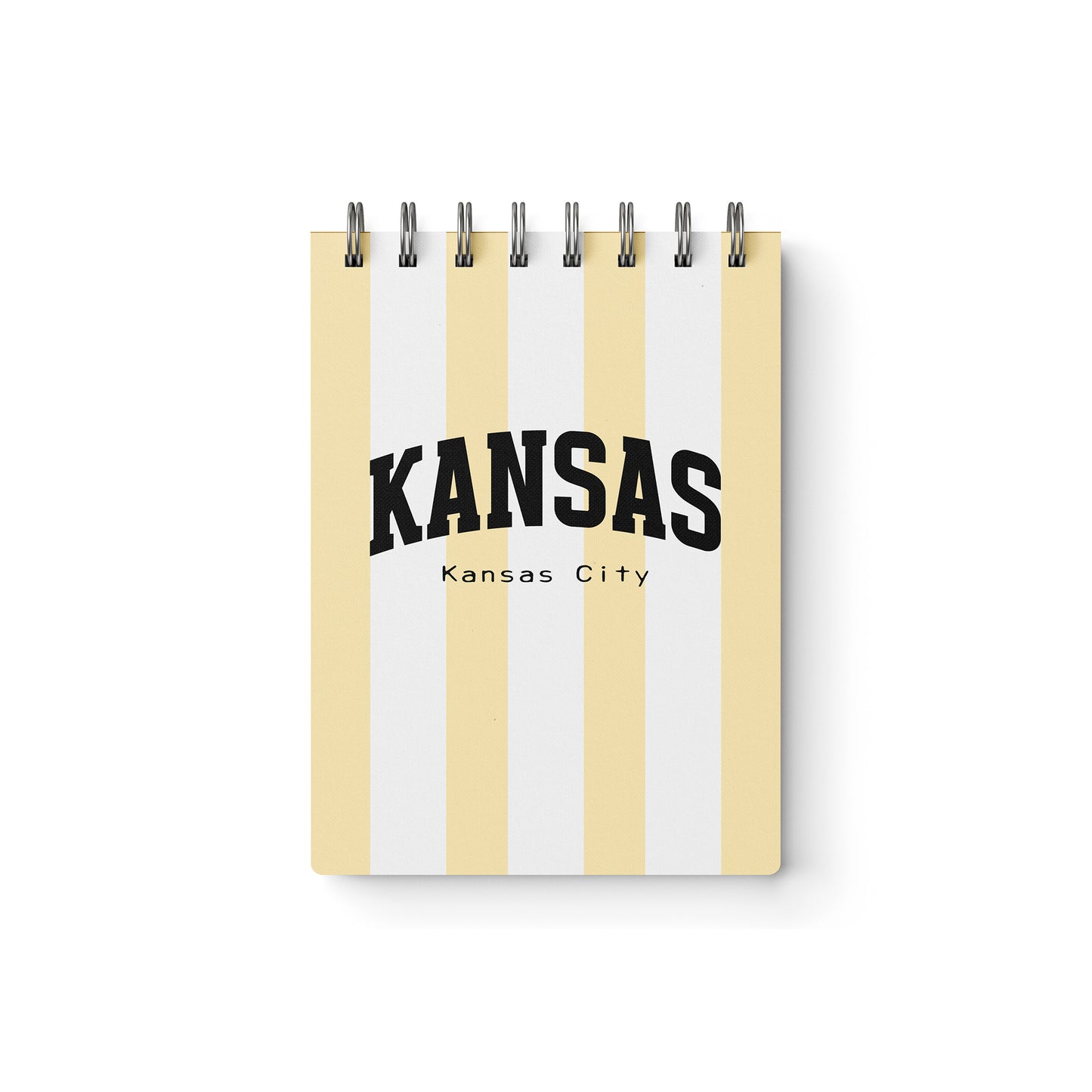 Custom City & State Varsity Mini Jotter | Striped