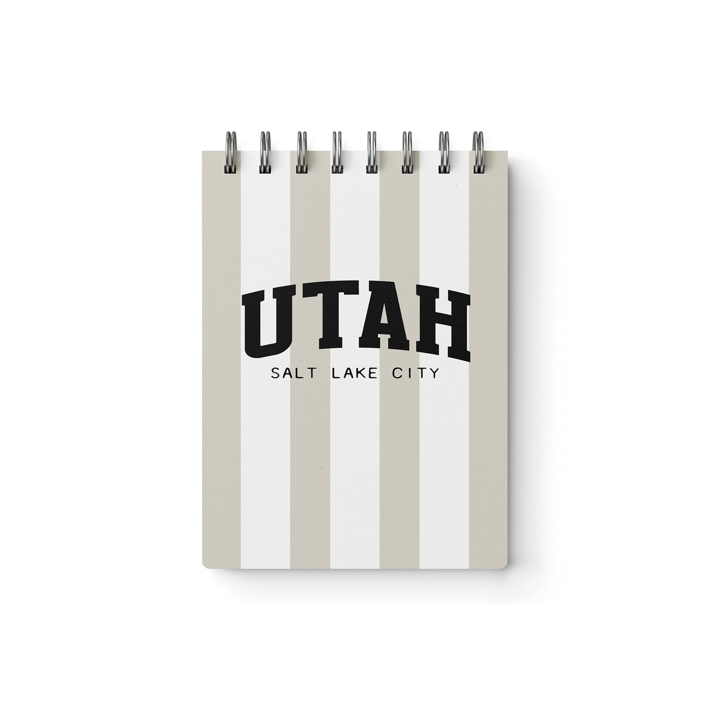 Custom City & State Varsity Mini Jotter | Striped